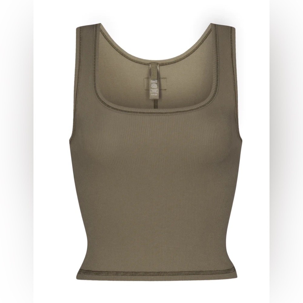 NWT SKIMS COTTON RIB TANK
